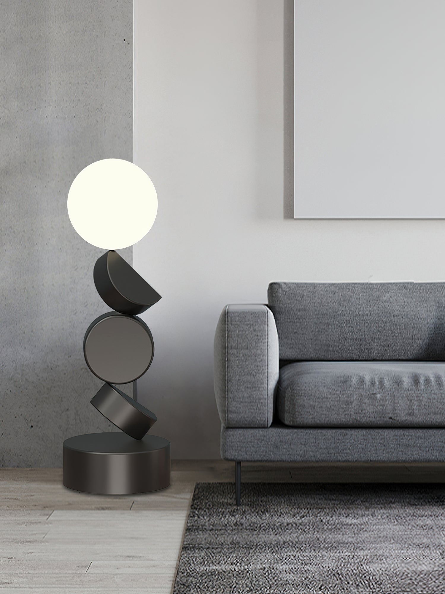 Monolith Cube Floor Light, Floor Lamp, detail 5