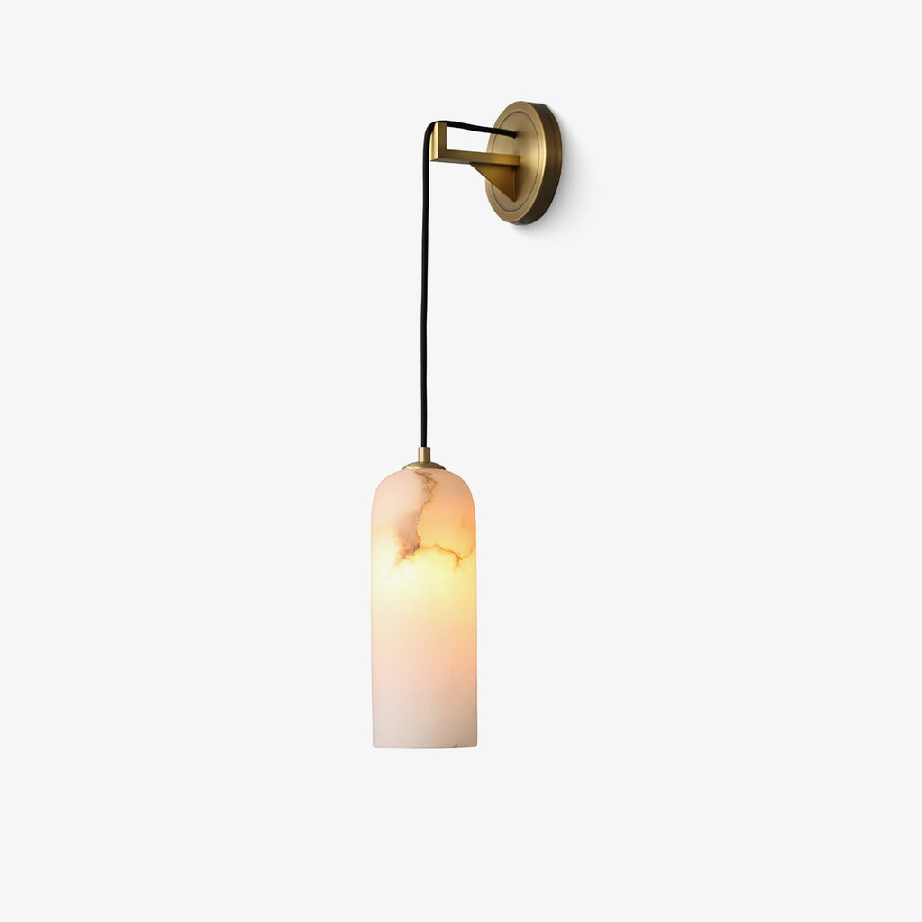 Monty Wall Light, Hardwired Wall Sconce, Brass, Model A ∅ 3.9″ x H 10.2″