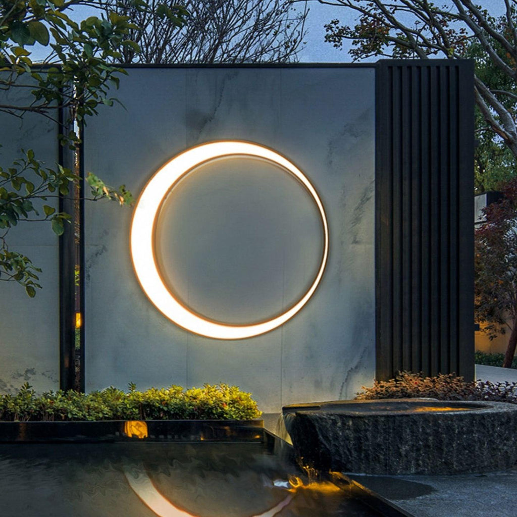 Moon Exterior Wall Light, Outdoor Wall Light, detail 2