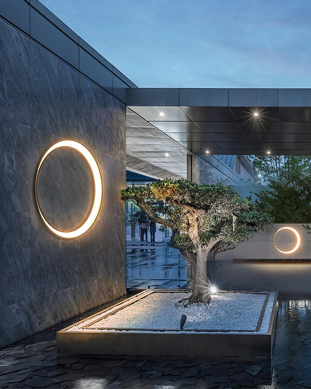 Moon Exterior Wall Light, Outdoor Wall Light, detail 4
