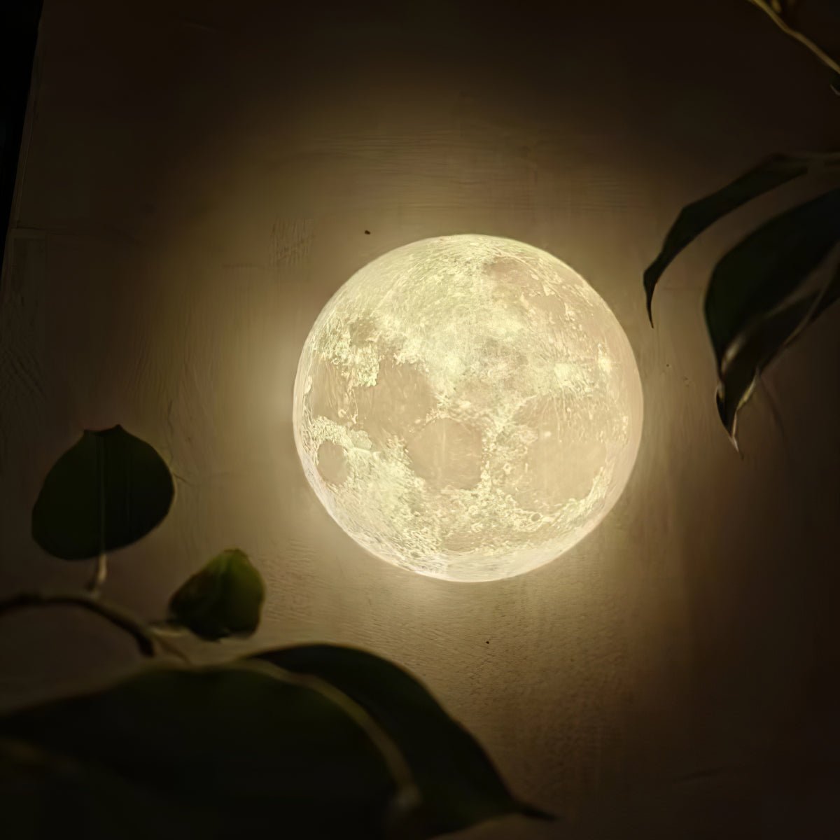 Moon 3D Wall Light - ∅ 5.9″ x H 5.9″ 3D Printing PLA, Hardwired Wall Sconce, detail 37