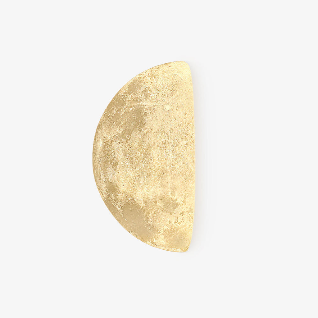 Moon 3D Wall Light - Dia 20cm x H 10cm 3D Printing PLA, Hardwired Wall Sconce, detail 42