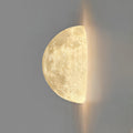 Moon 3D Wall Light - Dia 20cm x H 10cm 3D Printing PLA, Hardwired Wall Sconce
