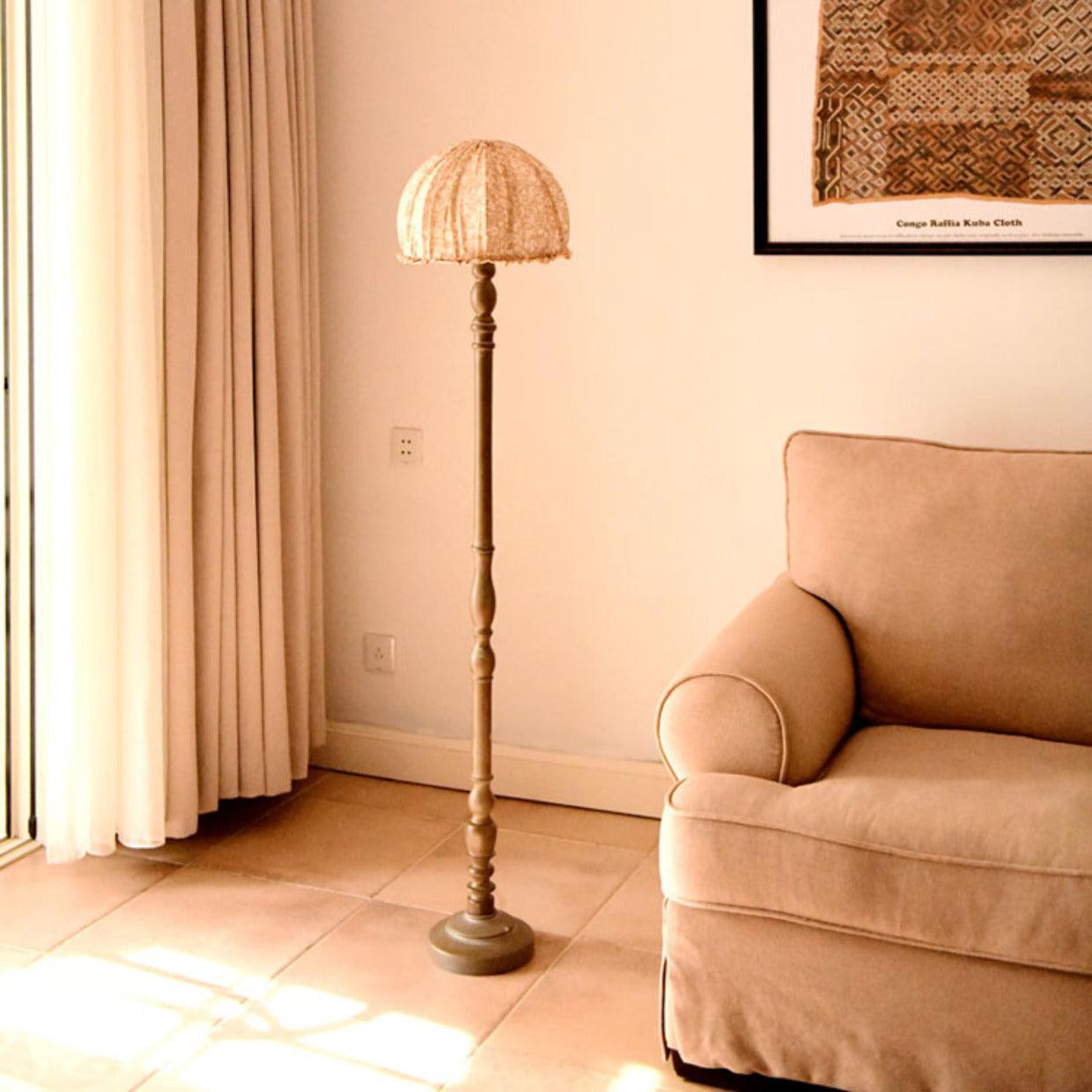 Moonshine Wood Floor Light 11.8", Floor Lamp, detail 5
