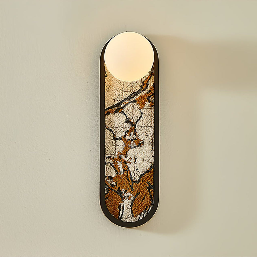 Mosaic Wall Light, Hardwired Wall Sconce, detail 4