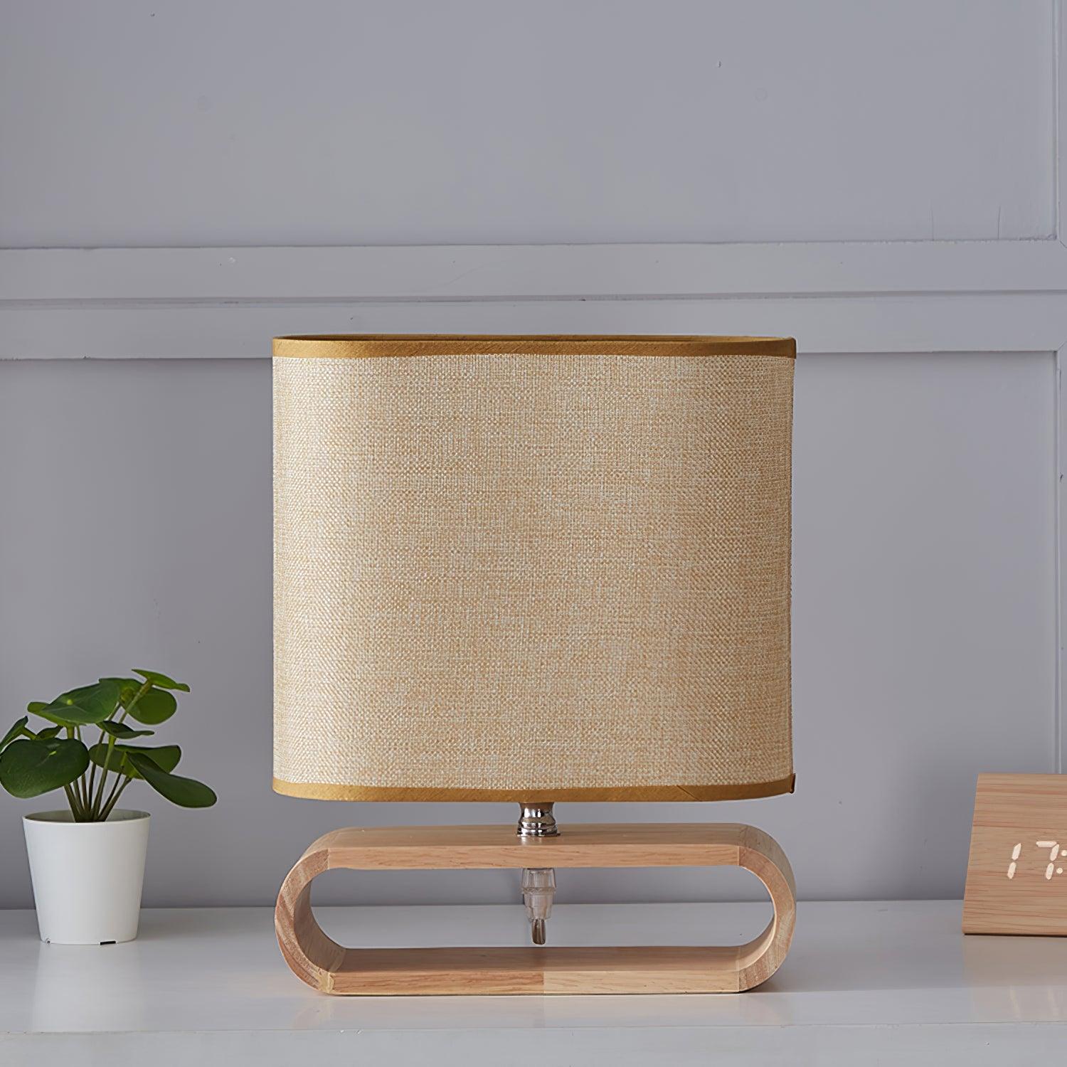 Moti Wood Table Light, Bedside Table Lamp, detail 5