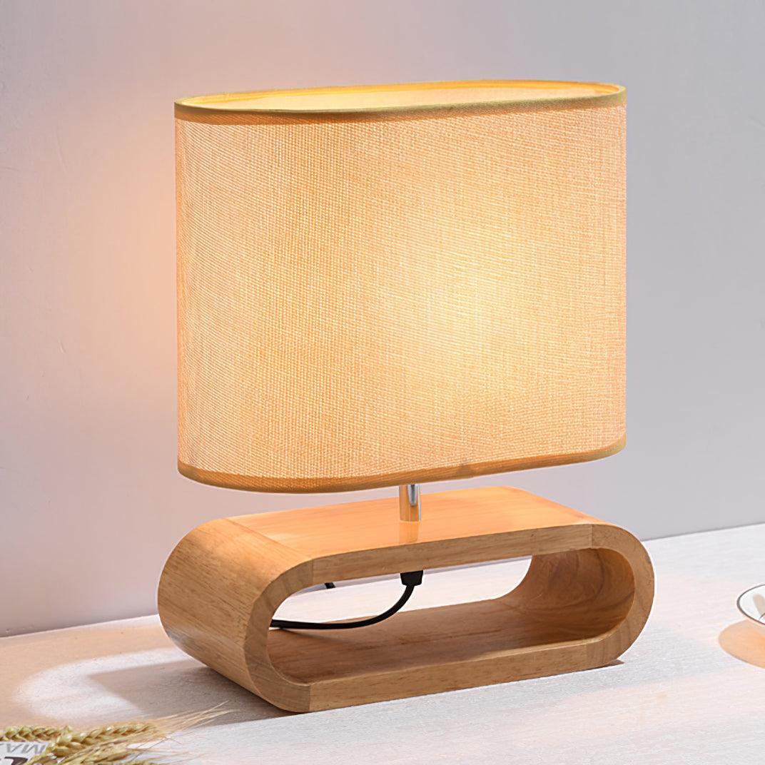 Moti Wood Table Light, Bedside Table Lamp, detail 3