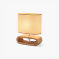 Moti Wood Table Light, Bedside Table Lamp, ∅ 9.8″ x H 12″
