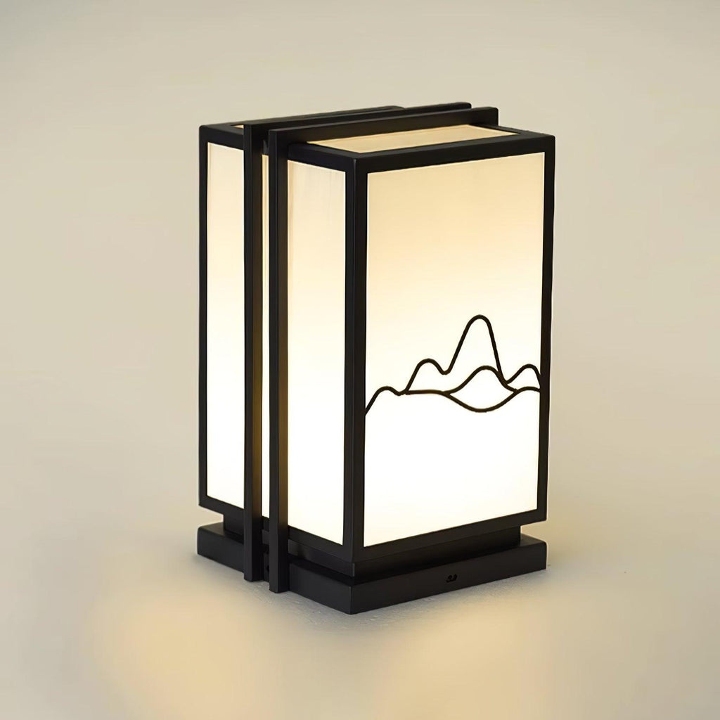 Mountain Architectural Light Exterior Post Light, Outdoor Wall Light, detail 3