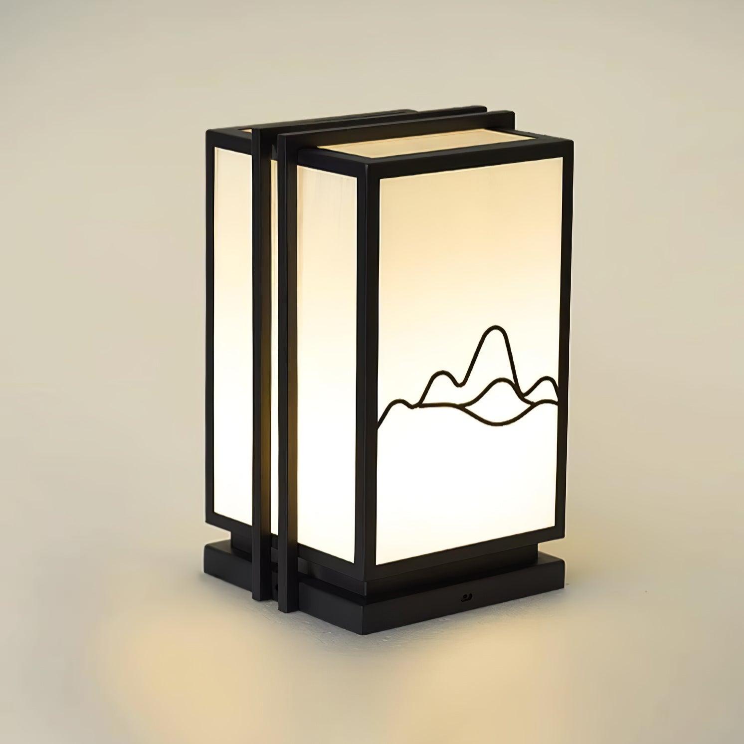Mountain Architectural Light Exterior Post Light, Outdoor Wall Light, detail 3