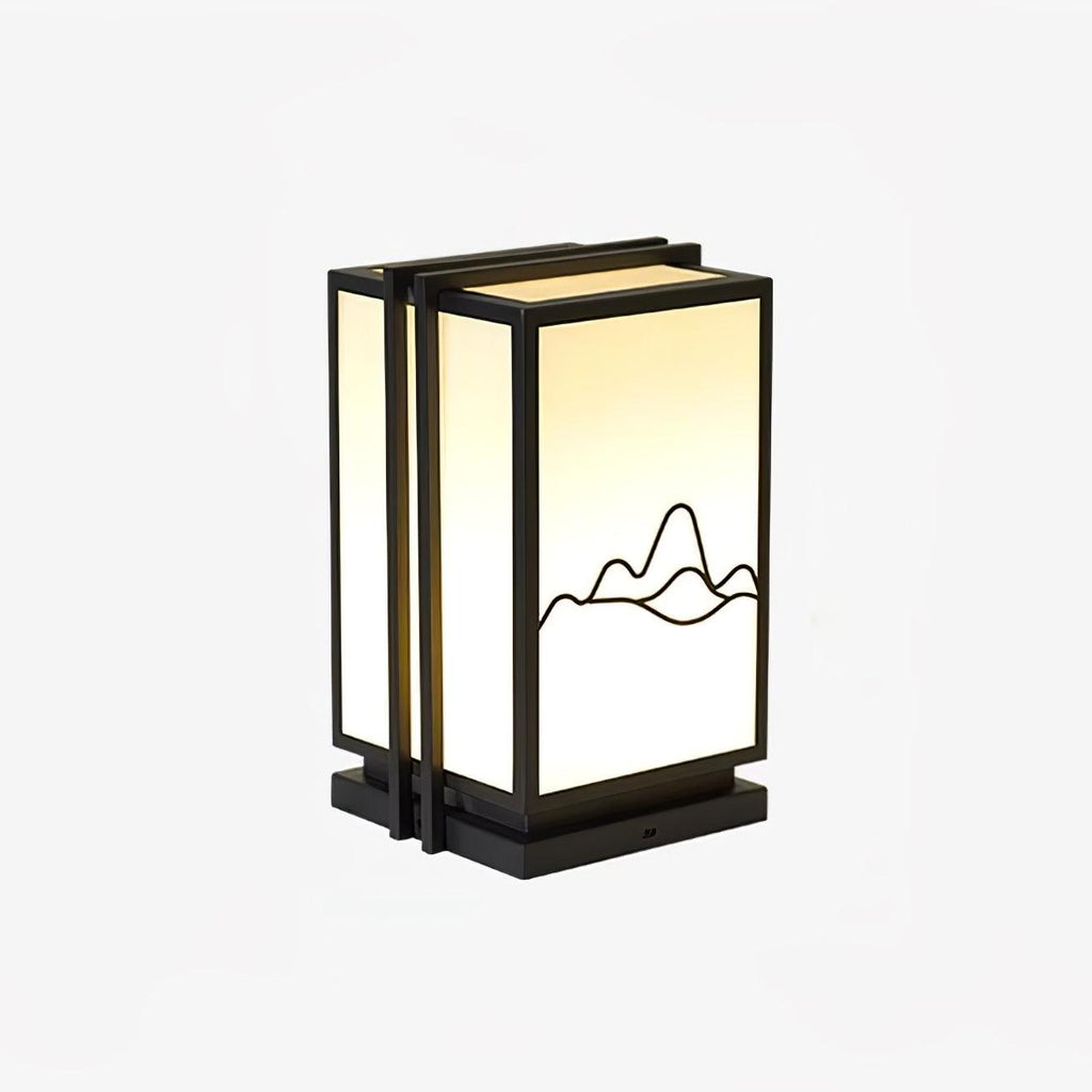 Mountain Architectural Light Exterior Post Light, Outdoor Wall Light, detail 14