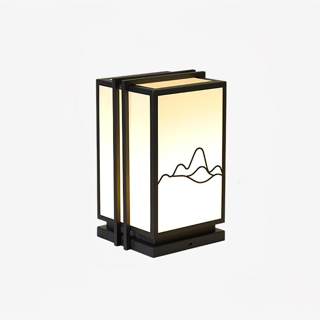 Mountain Architectural Light Exterior Post Light, Outdoor Wall Light, detail 14