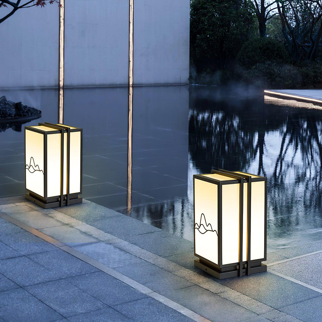 Mountain Architectural Light Exterior Post Light, Outdoor Wall Light, detail 10