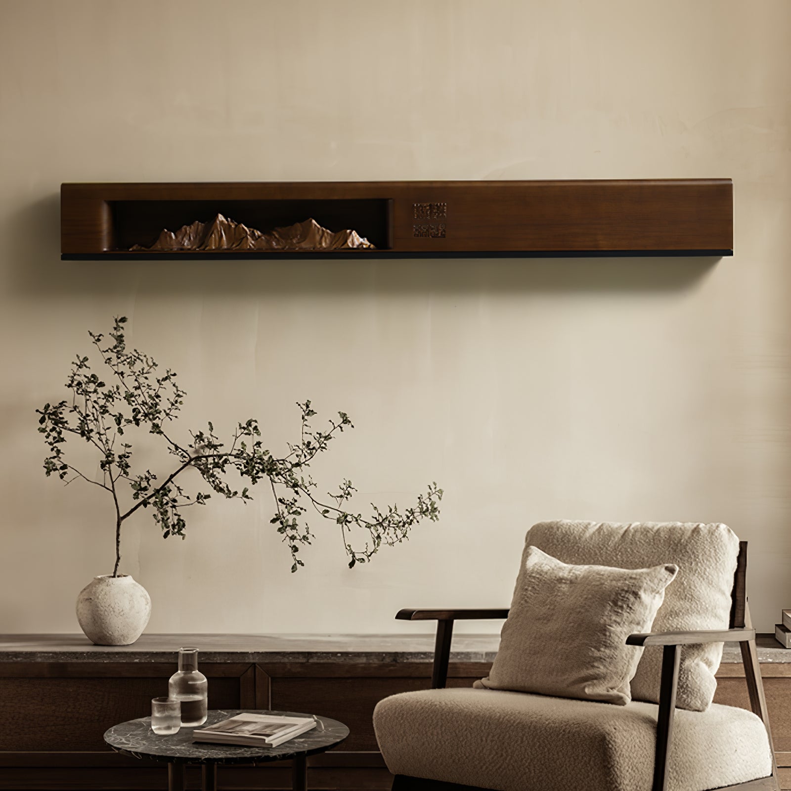 Mountain Reverie Wall Light, Hardwired Wall Sconce, detail 13