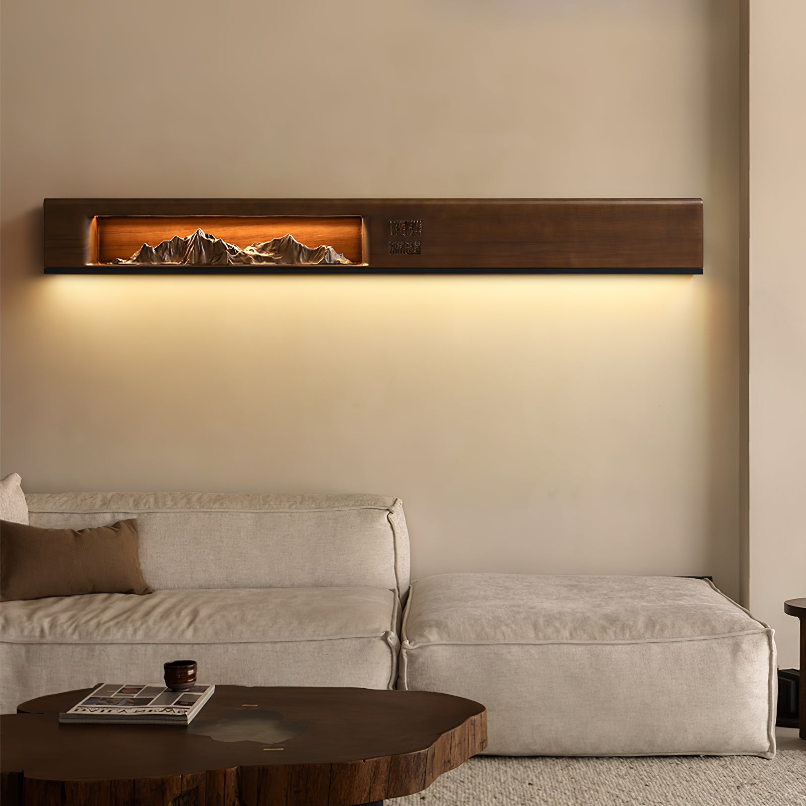 Mountain Reverie Wall Light, Hardwired Wall Sconce, detail 15