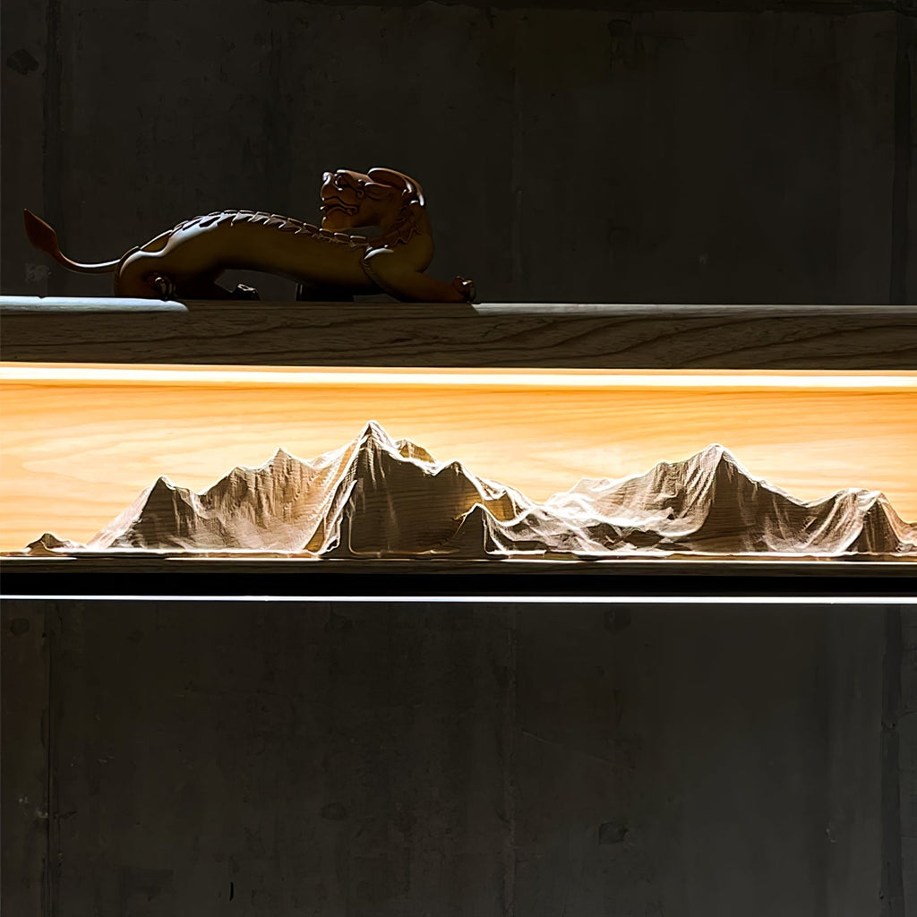 Mountain Reverie Wall Light, Hardwired Wall Sconce, detail 14