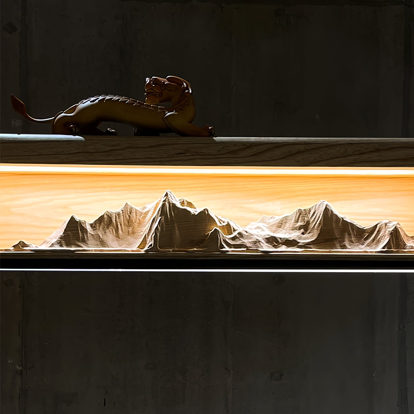 Mountain Reverie Wall Light, Hardwired Wall Sconce, detail 14