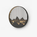 Mountain Exterior Wall Light, Outdoor Wall Light, Stainless steel, ∅ 15.7″ x W 1.4″