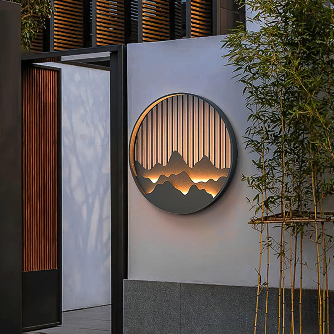 Mountain Exterior Wall Light, Outdoor Wall Light, detail 3