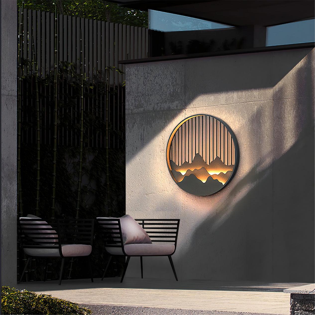 Mountain Exterior Wall Light, Outdoor Wall Light, detail 4
