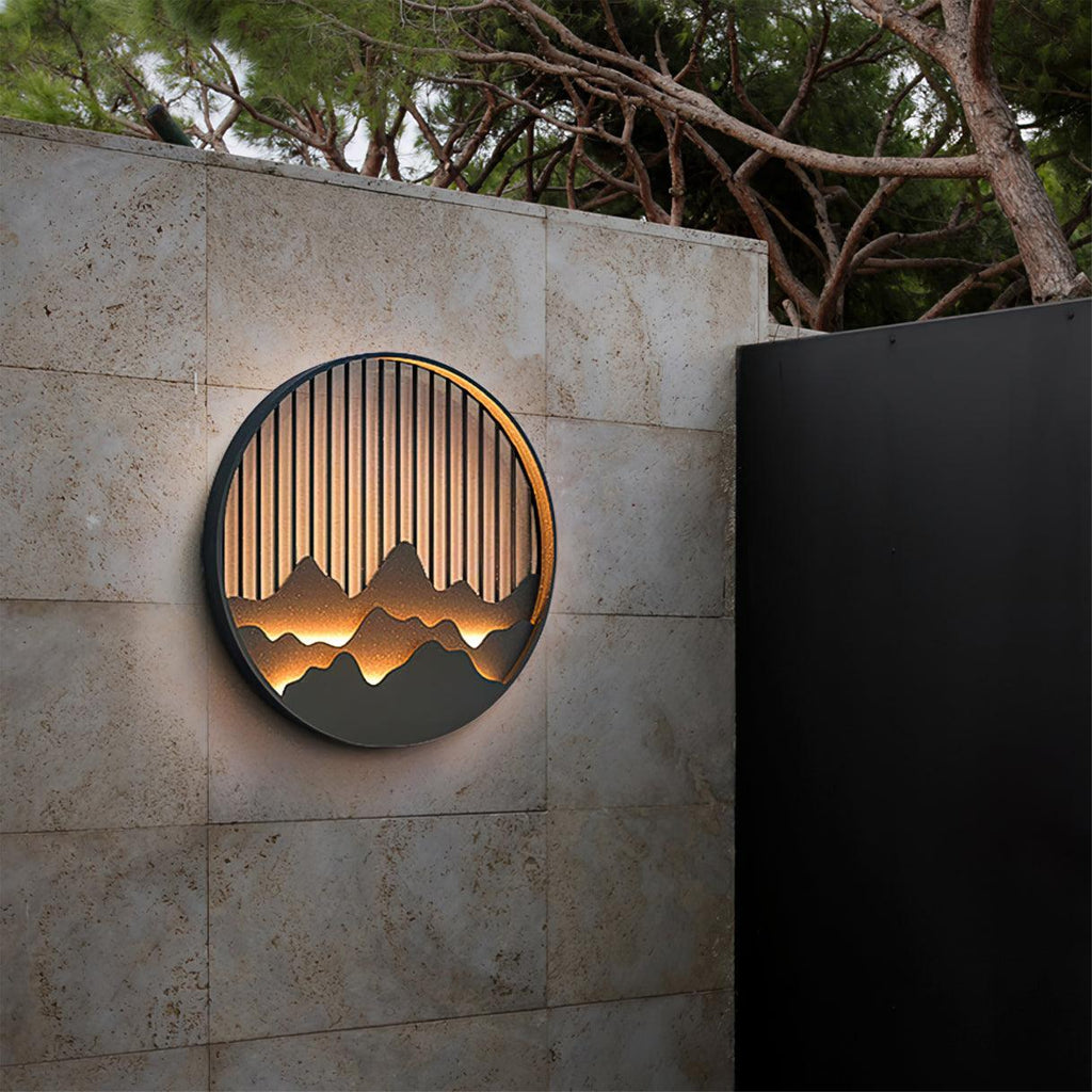 Mountain Exterior Wall Light, Outdoor Wall Light, detail 2