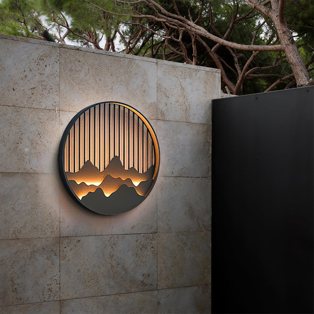 Mountain Exterior Wall Light, Outdoor Wall Light, detail 2