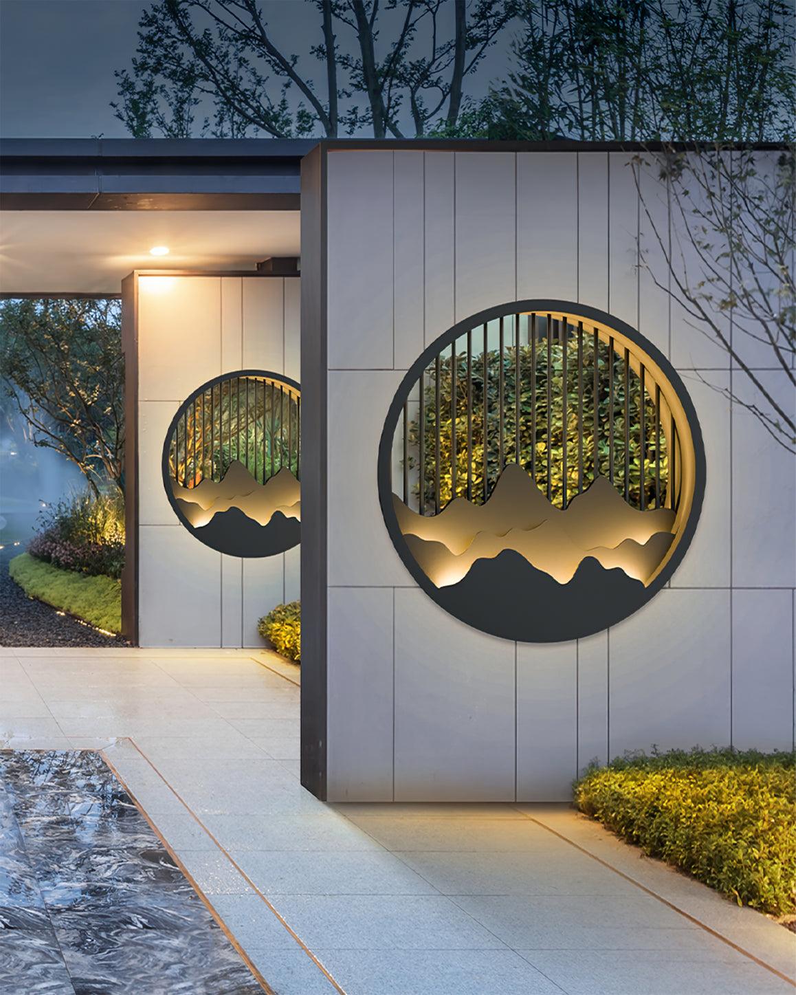 Mountain Exterior Wall Light, Outdoor Wall Light, detail 9