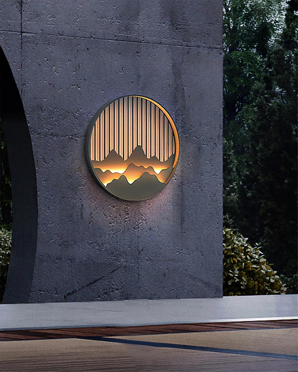 Mountain Exterior Wall Light, Outdoor Wall Light, detail 10