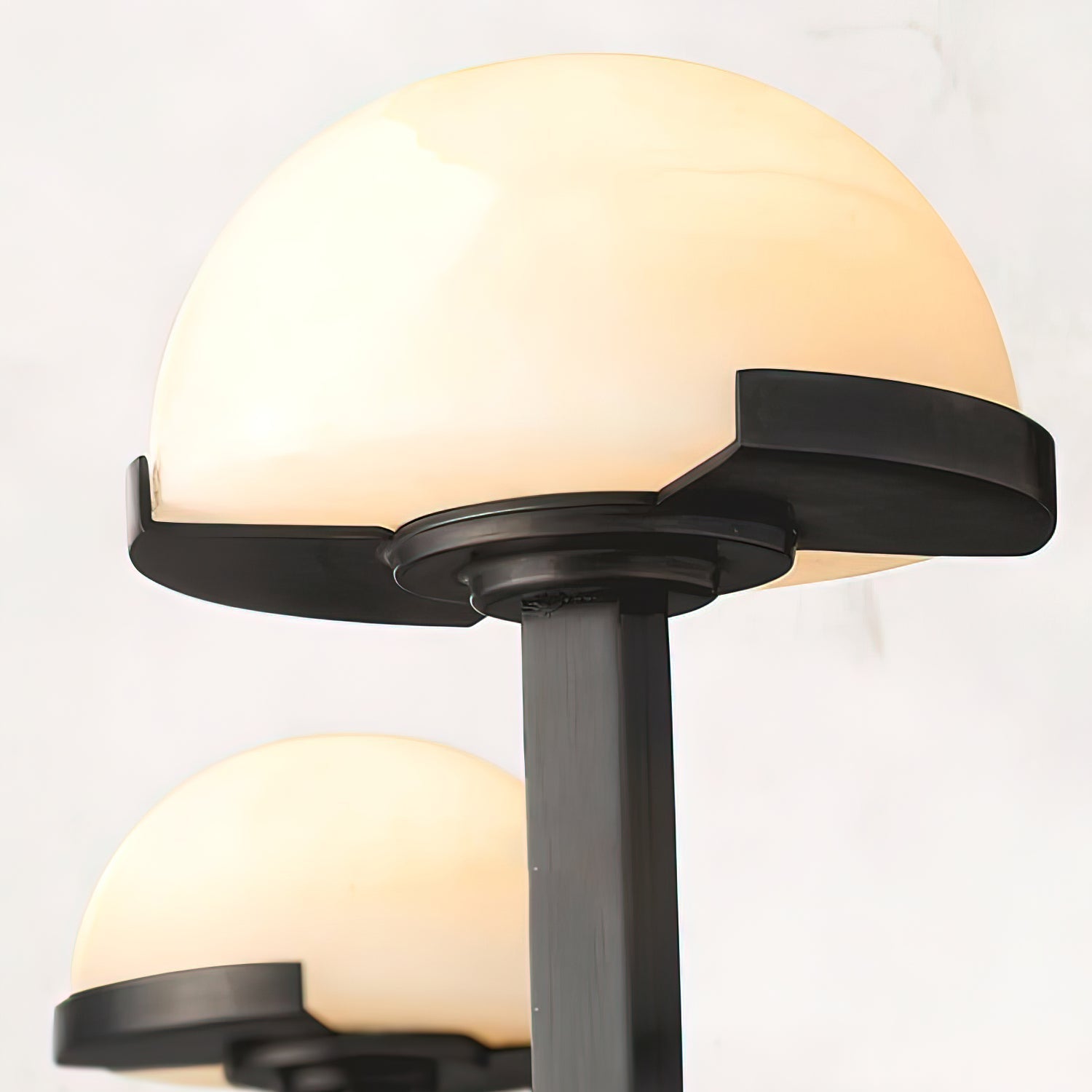 Mushroom Alabaster Wall Light, Hardwired Wall Sconce, detail 28
