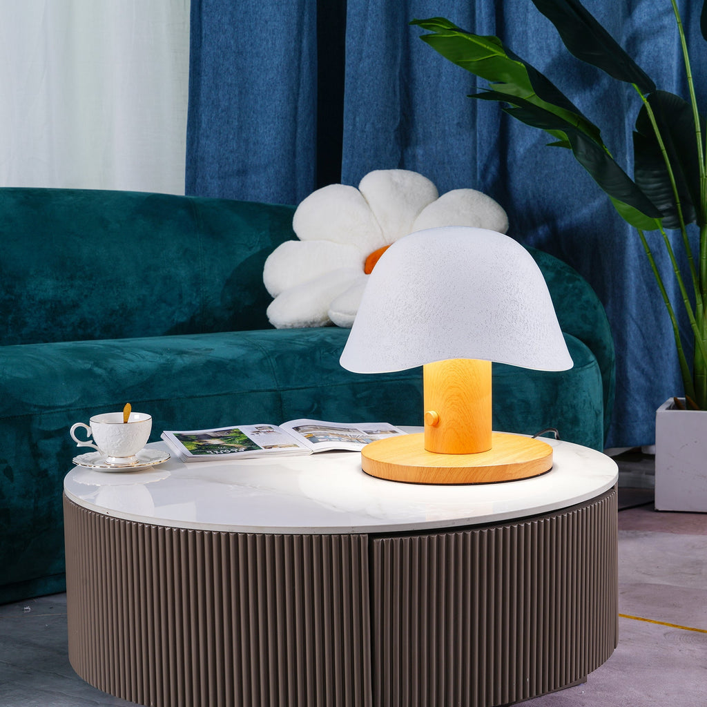 Mushroom Inspired Table Light, Bedside Table Lamp, detail 5
