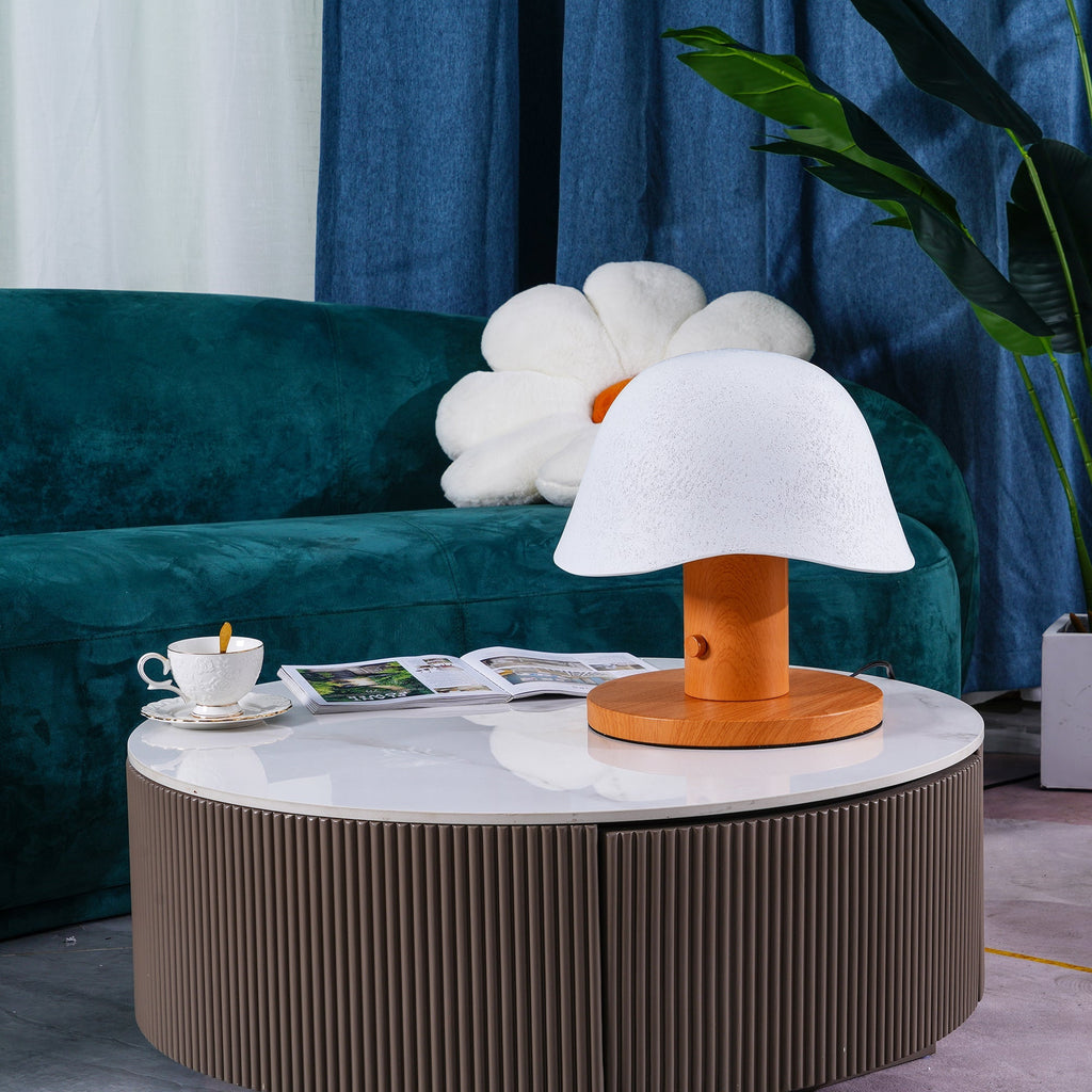 Mushroom Inspired Table Light, Bedside Table Lamp, detail 6