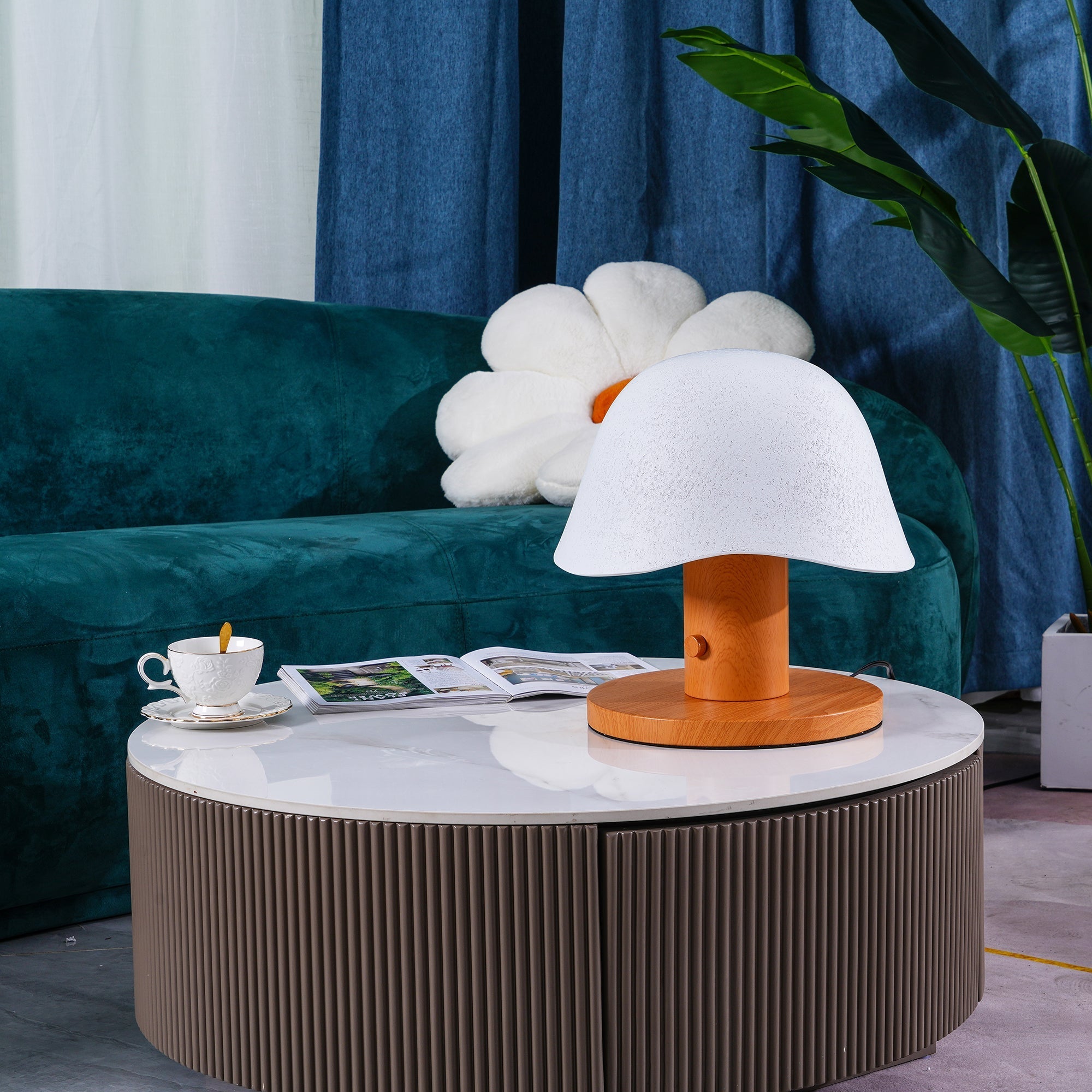 Mushroom Inspired Table Light, Bedside Table Lamp, detail 6