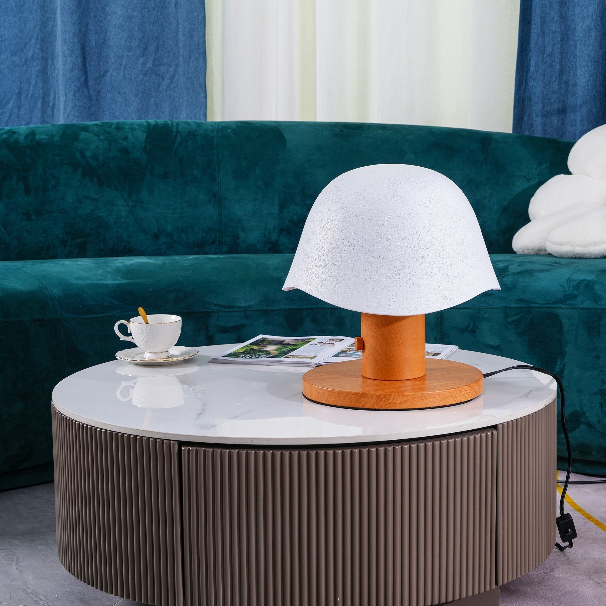 Mushroom Inspired Table Light, Bedside Table Lamp, detail 8