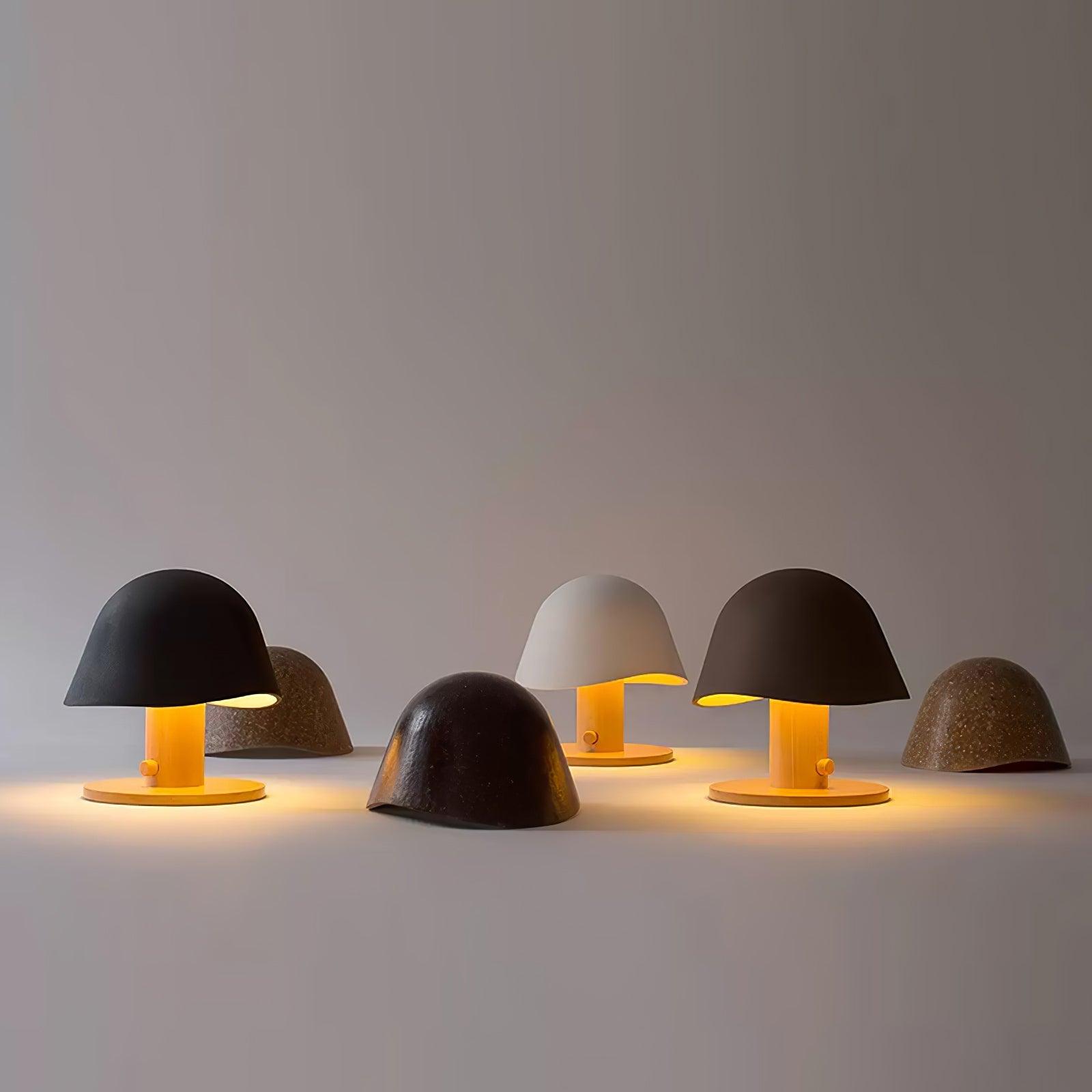 Mushroom Inspired Table Light, Bedside Table Lamp, detail 3