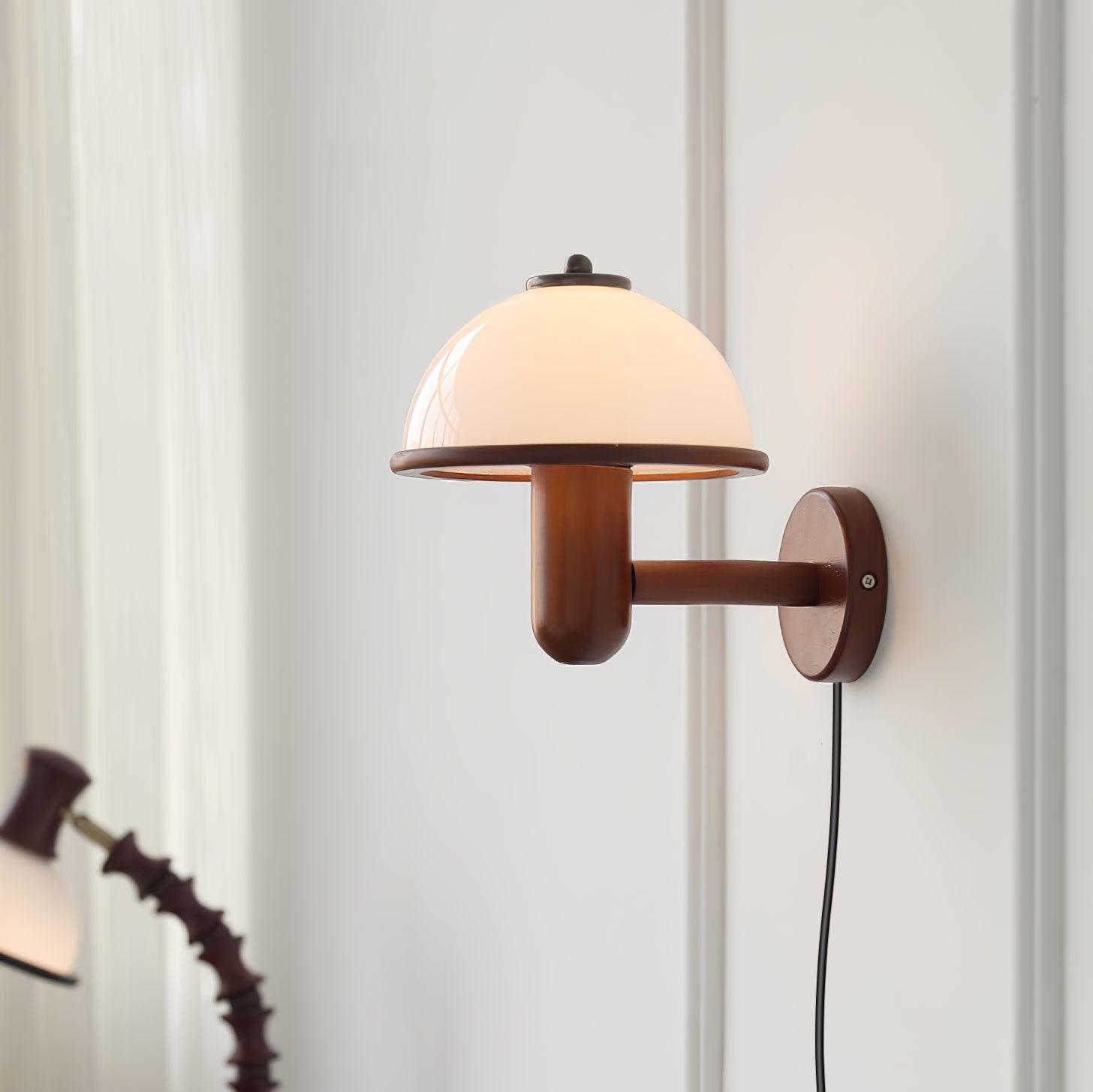 Seren Mushroom Wall Light, Hardwired Wall Sconce, detail 40