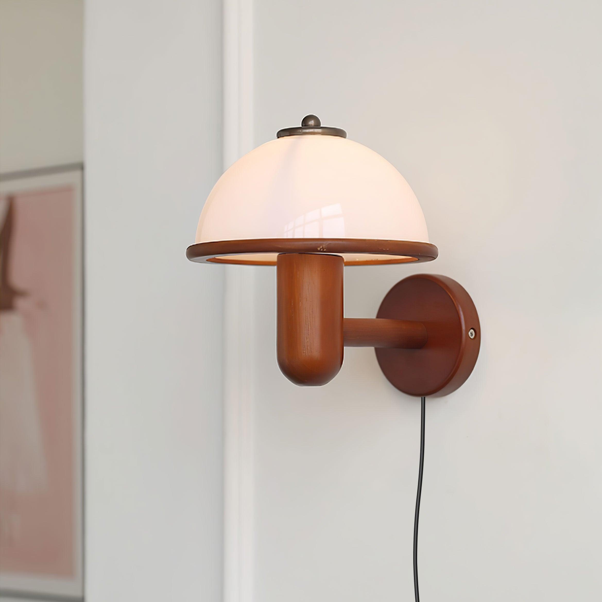 Seren Mushroom Wall Light, Hardwired Wall Sconce, detail 43