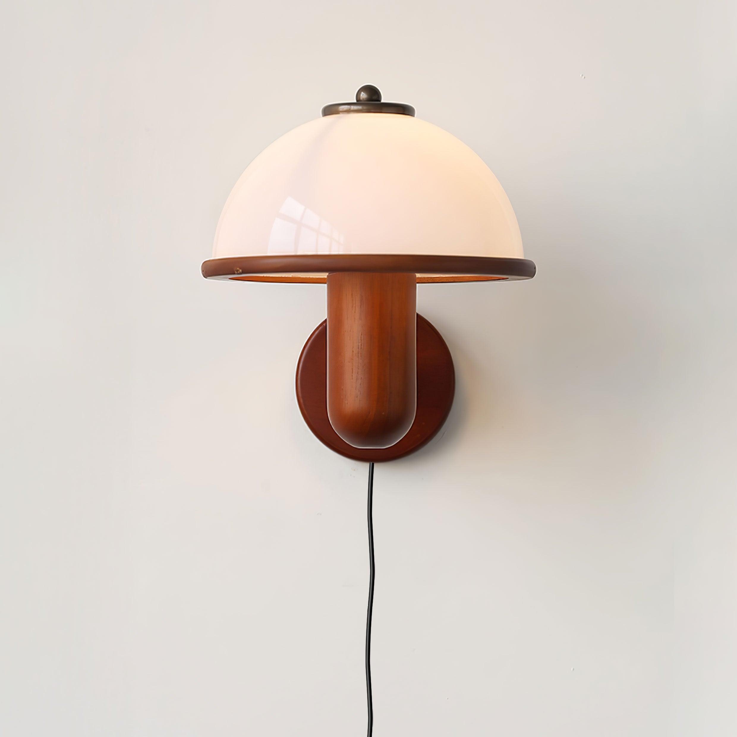Seren Mushroom Wall Light, Hardwired Wall Sconce, detail 29