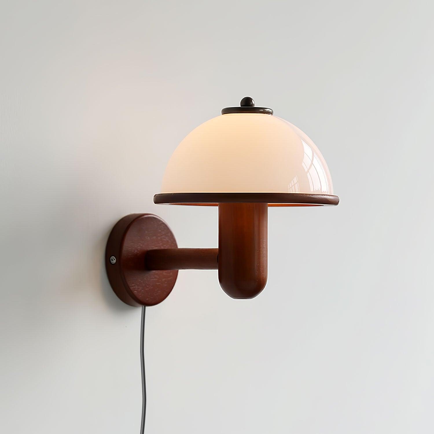 Seren Mushroom Wall Light, Hardwired Wall Sconce, detail 32