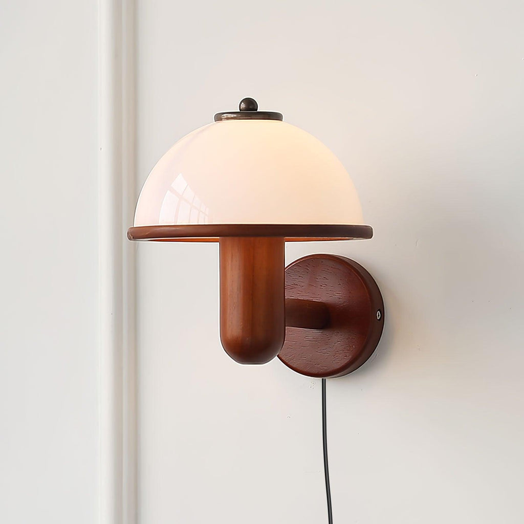 Seren Mushroom Wall Light, Hardwired Wall Sconce, detail 35