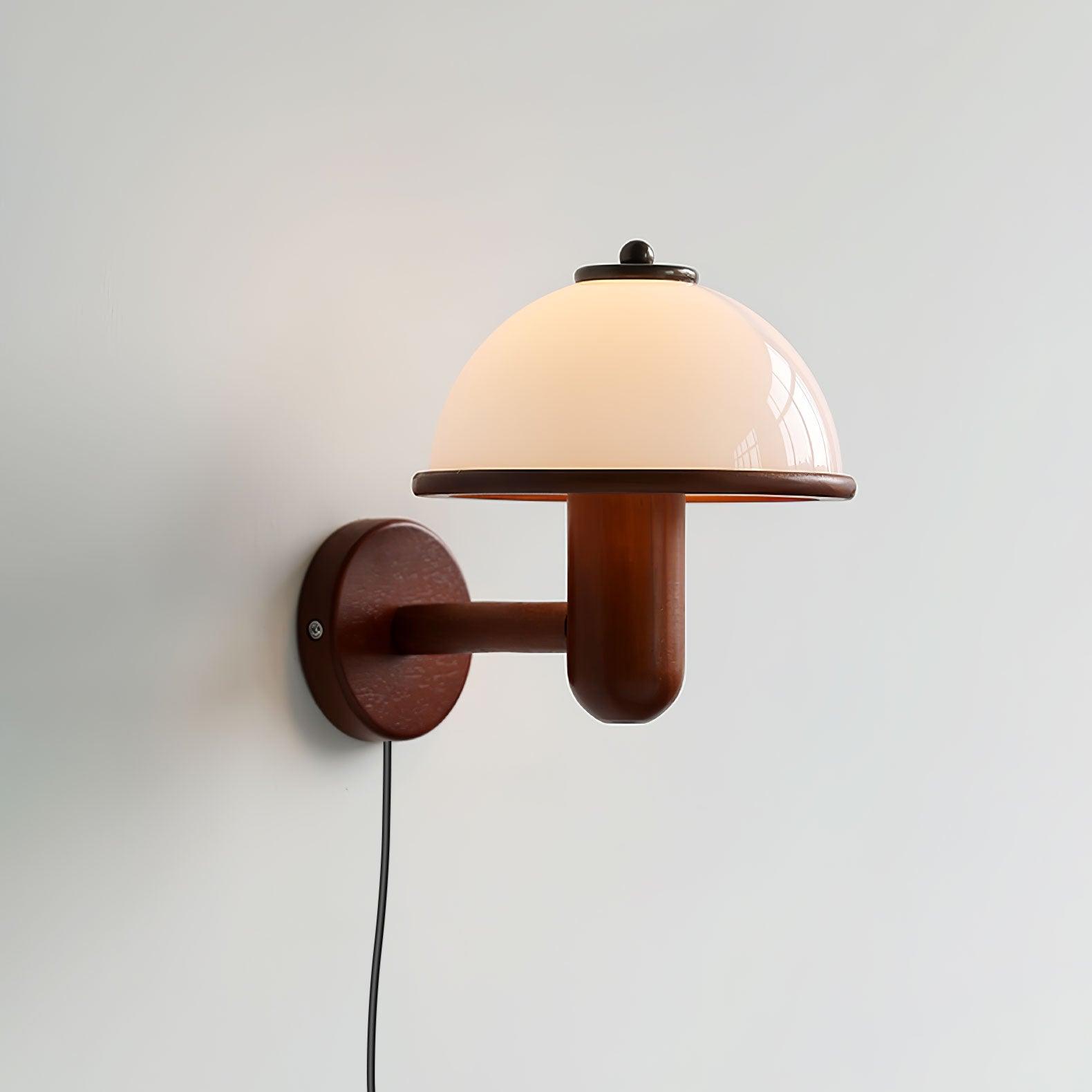 Seren Mushroom Wall Light, Hardwired Wall Sconce, detail 37