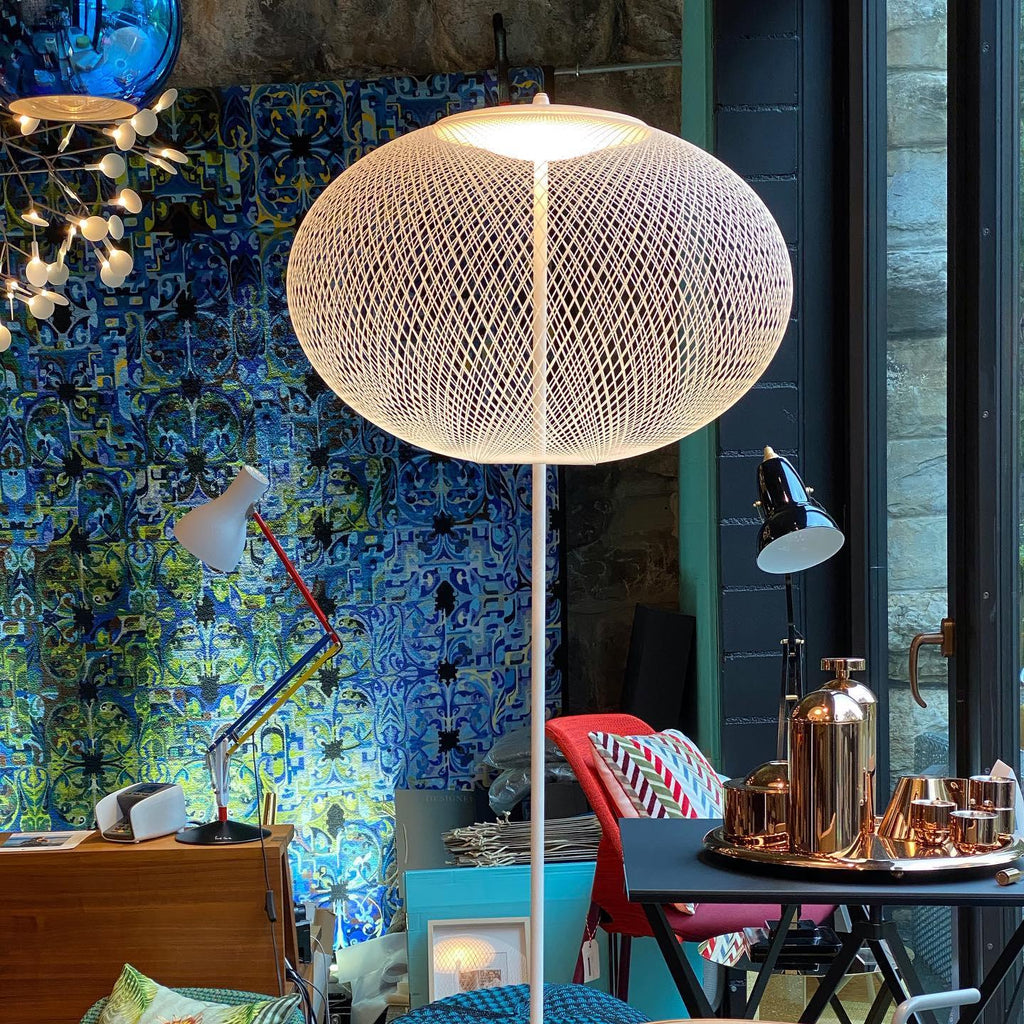 Metallic Meshwork Floor Light, Floor Lamp, detail 6