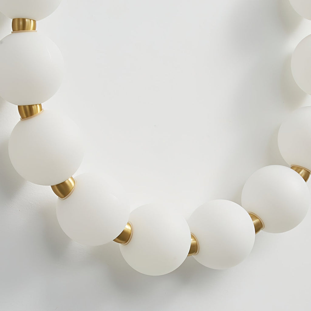 Necklace Loop Wall Light, Hardwired Wall Sconce, detail 15