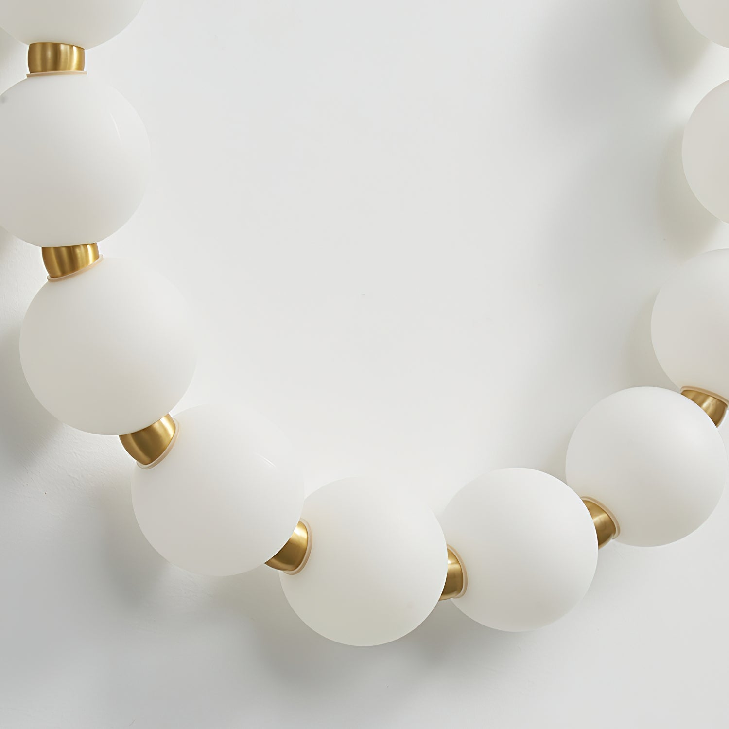 Necklace Loop Wall Light, Hardwired Wall Sconce, detail 15