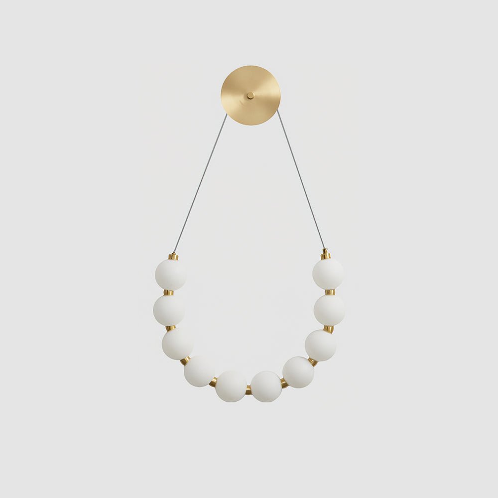 Necklace Loop Wall Light, Hardwired Wall Sconce, detail 14