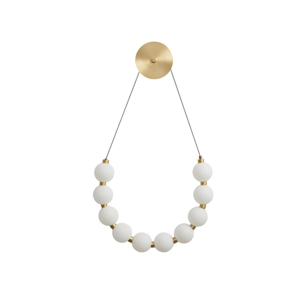 Necklace Loop Wall Light, Hardwired Wall Sconce, detail 18