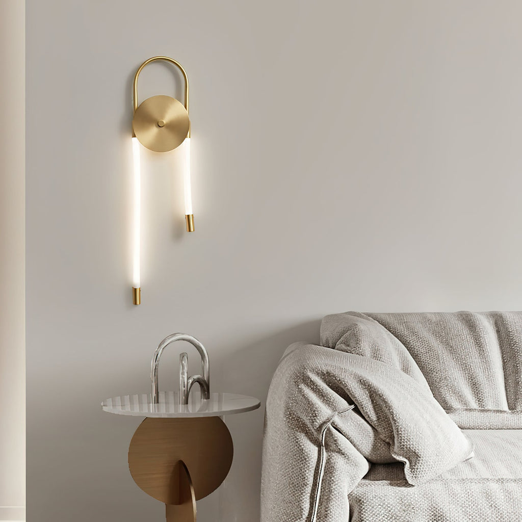 Necklace Loop Wall Light, Hardwired Wall Sconce, detail 3