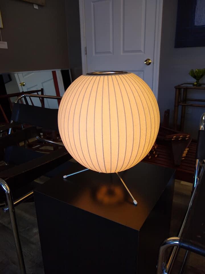 Nelson Tripod Accent Table Light, Bedside Table Lamp, detail 6