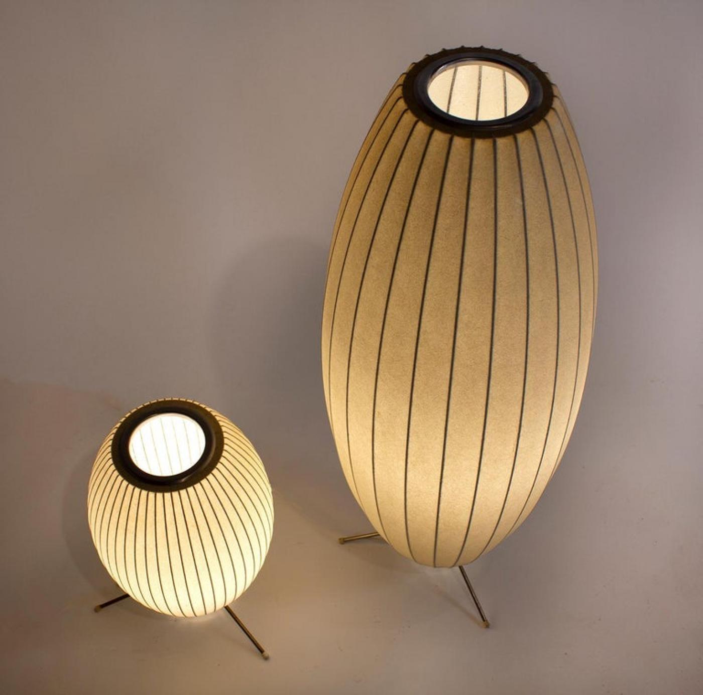 Nelson Tripod Accent Table Light, Bedside Table Lamp, detail 5
