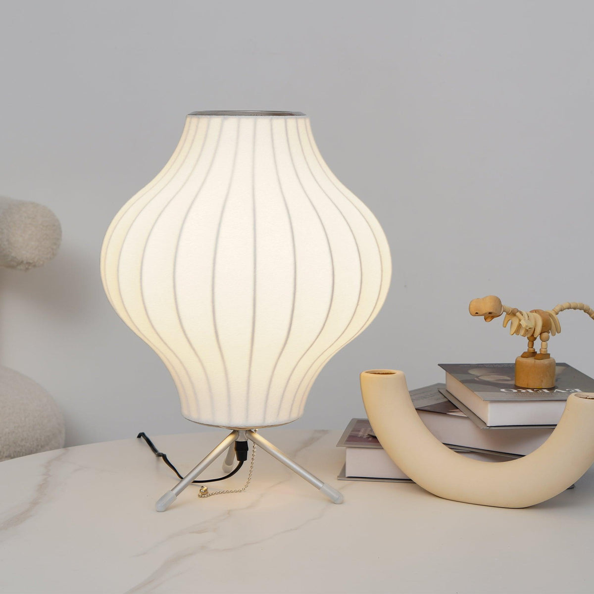 Nelson Tripod Accent Table Light, Bedside Table Lamp, detail 22