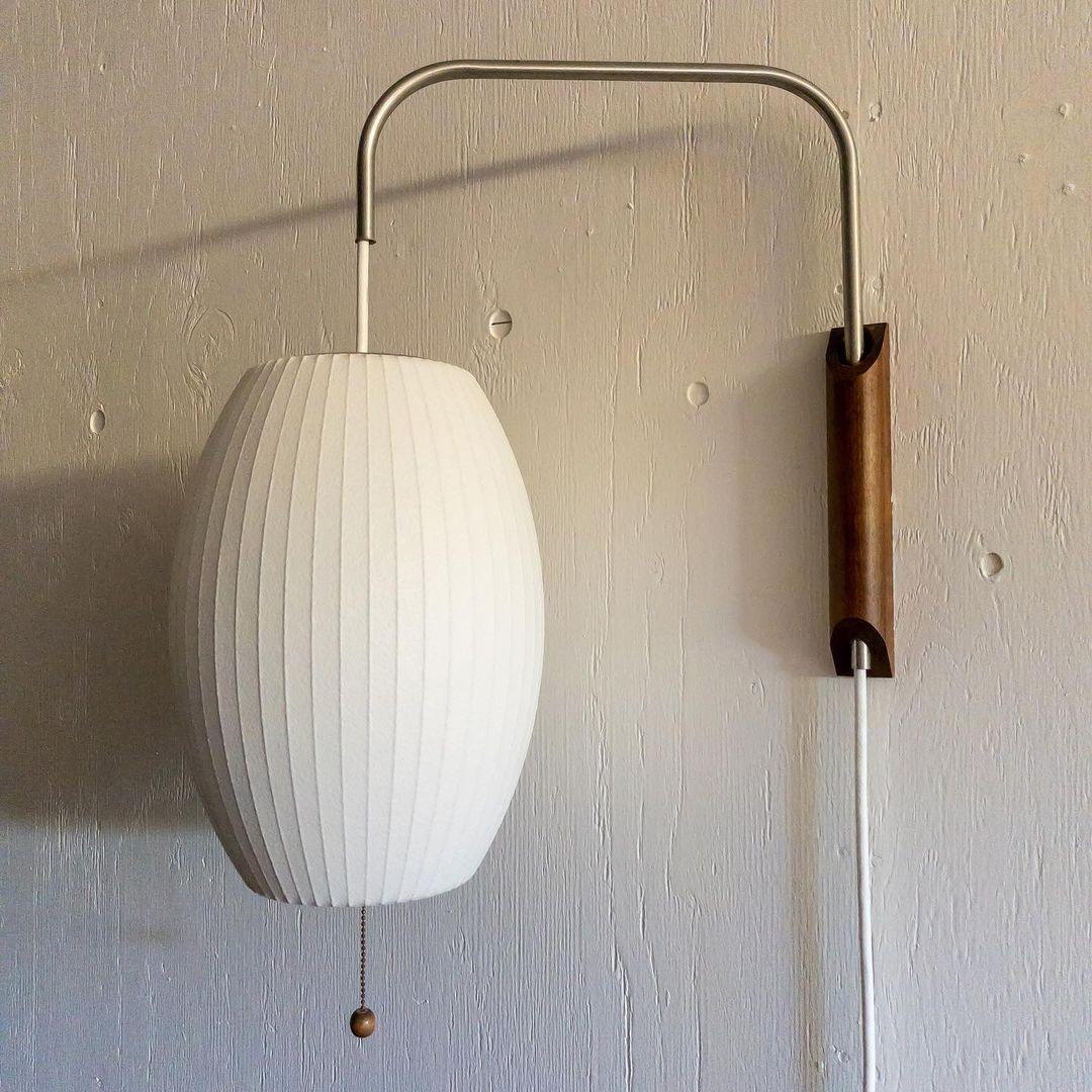 Nelson Bubble Wall Light, Hardwired Wall Sconce, detail 3